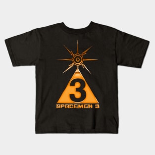 Spacemen 3 \/\/\/\ Gold Retro Fan Design Kids T-Shirt